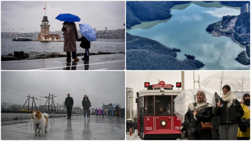 Srážky v Istanbulu za poslední dva týdny zvýšily naplněnost přehrad přibližně o 20 procent